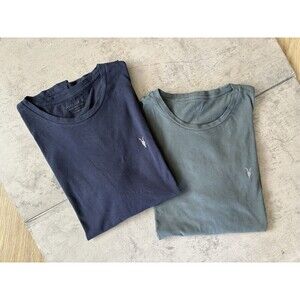 Set of 2 AllSaints T Shirt Men's XXL Slim Fit Classic Organic Cotton Tee SOFT